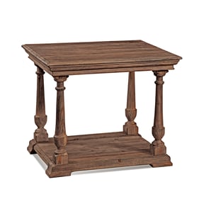 Bassett Mirror Pemberton Brown Rectangular End Table