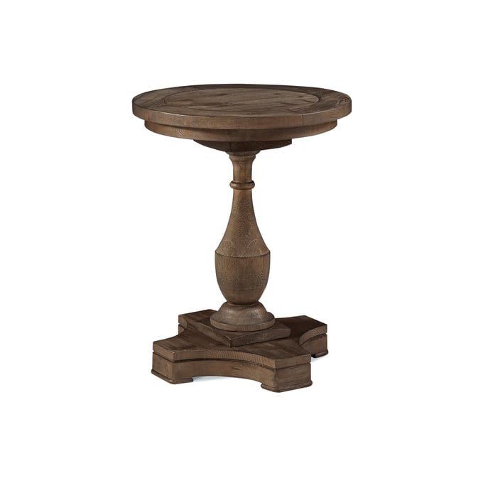 Bassett Mirror Hitchcock Brown Round End Table BMC-T2618-220EC