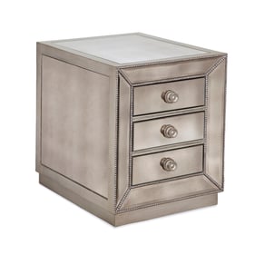 Bassett Mirror Murano Silver Chairside Chest