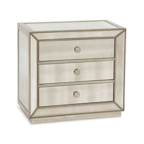 Bassett Mirror Murano Silver Mini Chest