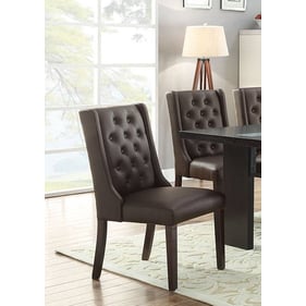 2 Poundex Espresso Dining Chairs