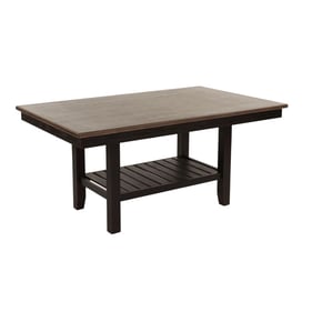 Poundex Dark Coffee Dining Table