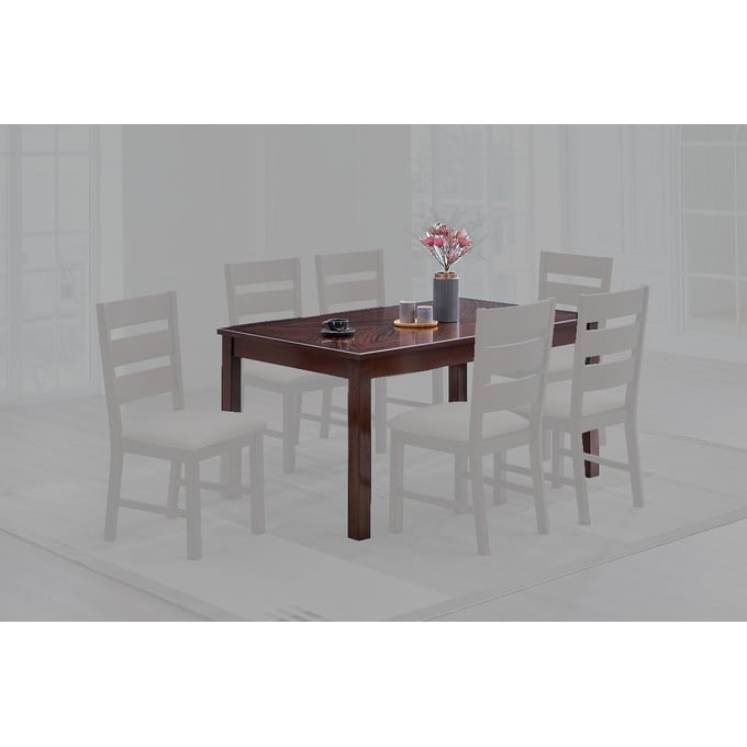 Poundex Antique Cherry Dining Table BOSS-F2469