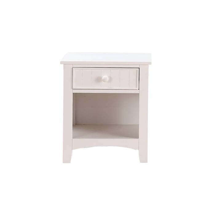 Poundex White Pine Night Stand BOSS-F4238