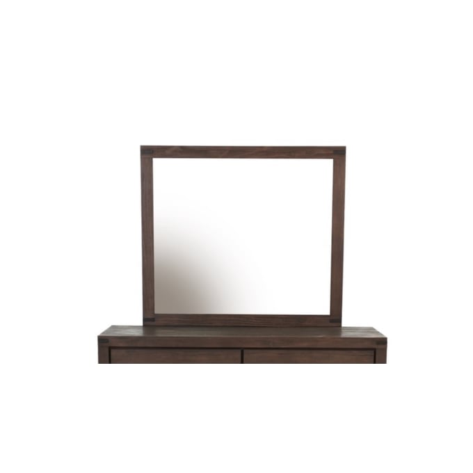 Poundex Espresso Pine Plywood Mirror BOSS-F5427