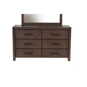 Poundex Espresso Pine Plywood Dresser