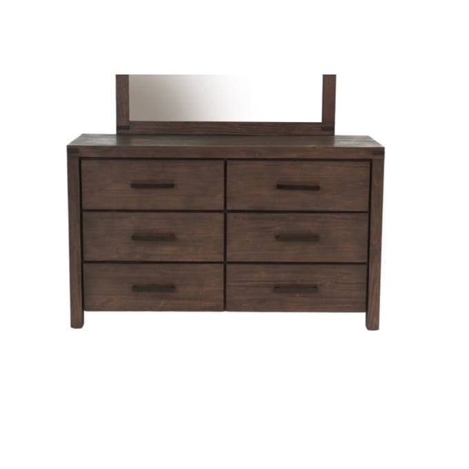 Poundex Espresso Pine Plywood Dresser BOSS-F5428