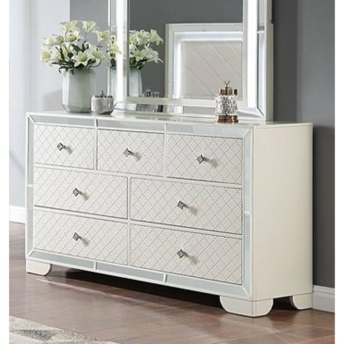 Poundex Ivory Dresser BOSS-F5568