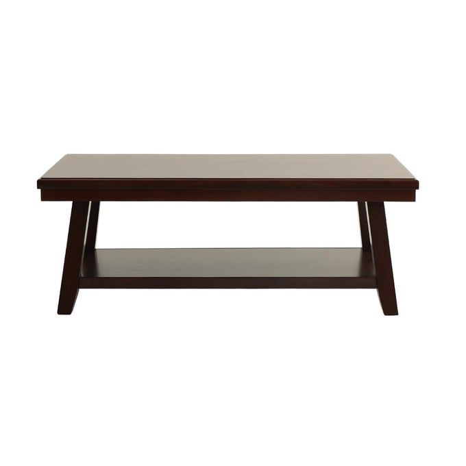 Poundex Walnut Coffee Table BOSS-F6381