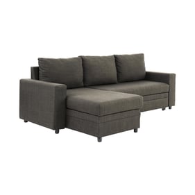 Poundex Ash Black Espresso 2pc Sectional