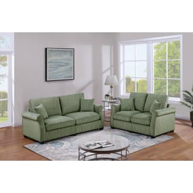 Poundex Sage Sofa and Loveseat Set