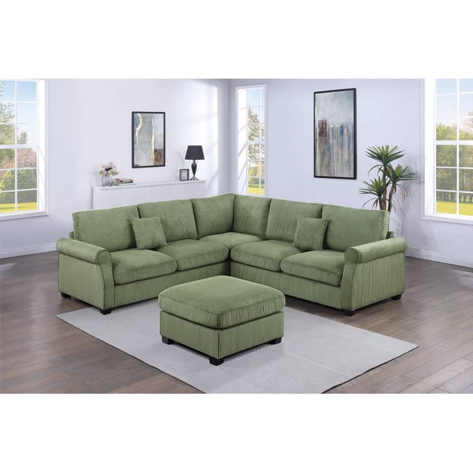 Poundex Sage 4pc Sectional BOSS-F8820