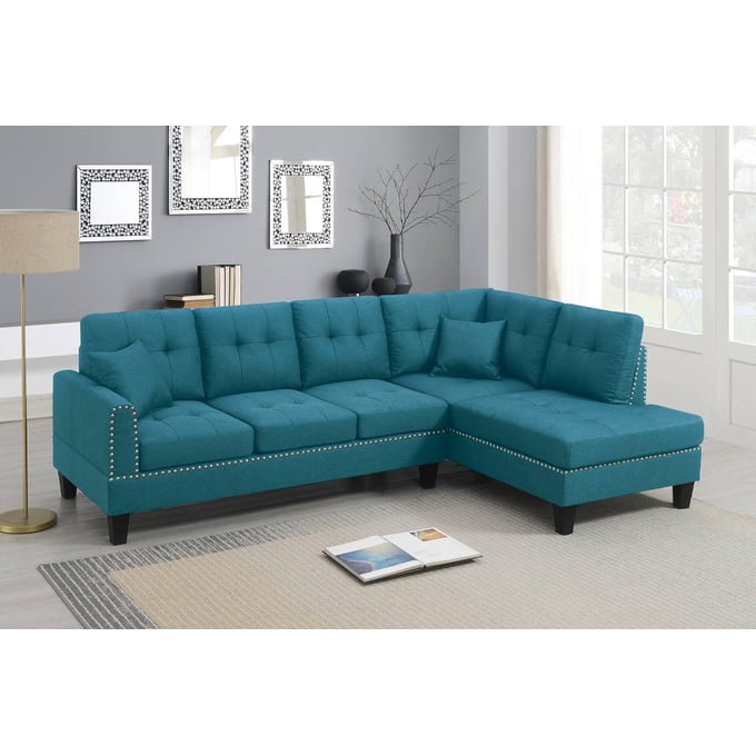 Poundex Azure 2pc Sectional BOSS-F8883