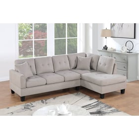 Poundex Mushroom 2pc Sectional