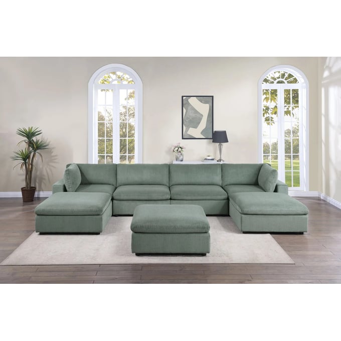 Poundex Sage 7pc Sectional BOSS-F8899-SEC-S2