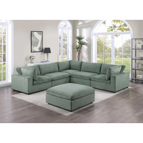 Poundex Sage 6pc Sectional