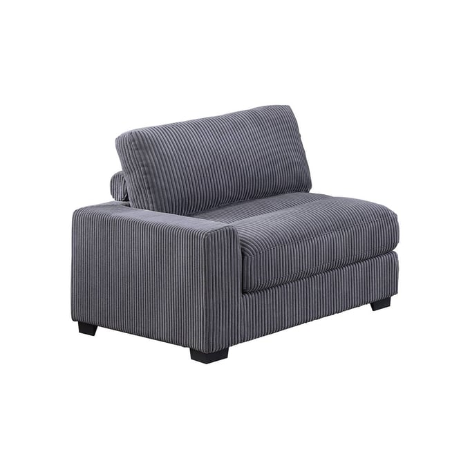 Poundex Gray LAF Chair BOSS-F8991