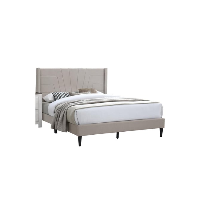 Poundex Burlap Queen Beds BOSS-F9624-BEDS-VAR