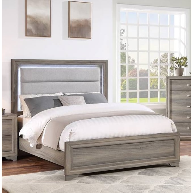 Poundex Light Brown Beds BOSS-F9646-BEDS-VAR