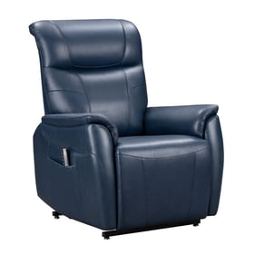 Barcalounger Leighton Marco Navy Blue Power Lift Recliner