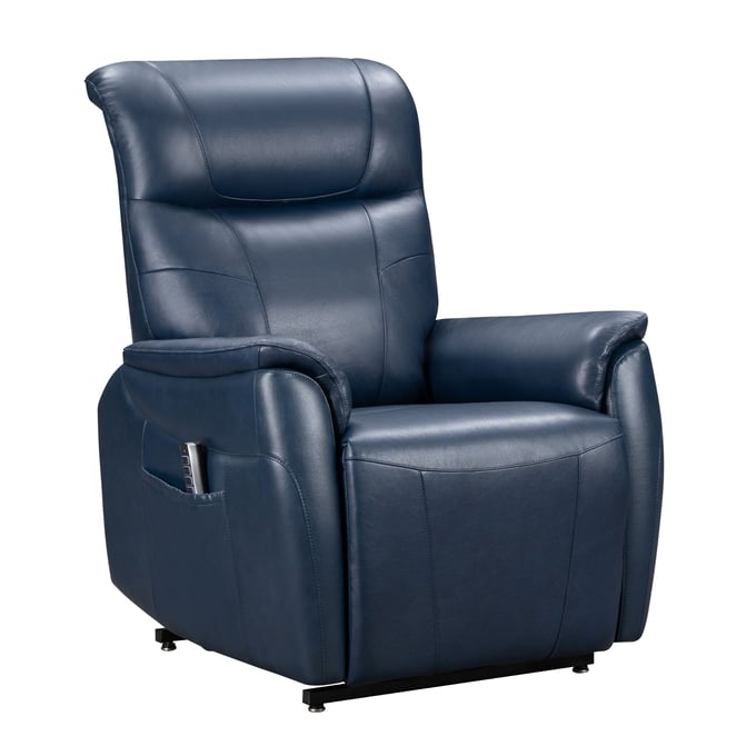 Barcalounger Leighton Marco Navy Blue Power Lift Recliner BRC-23PHL3085373145