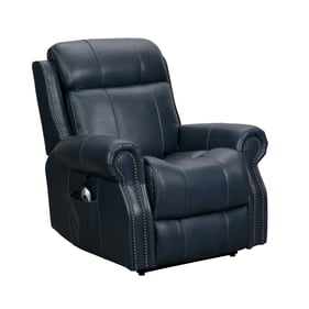 Barcalounger Langston Venzia Blue Power Lift Recliner