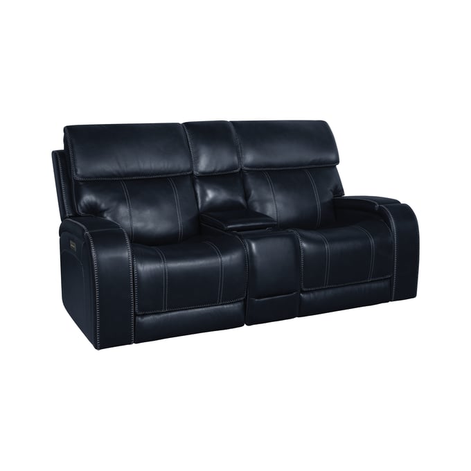 Barcalounger Glenwood Rainer Ocean Power Recliner Console Loveseat BRC-24PHL1188375047