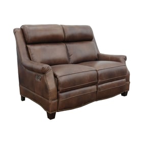 Barcalounger Warrendale Worthington Cognac Power Reclining Loveseat