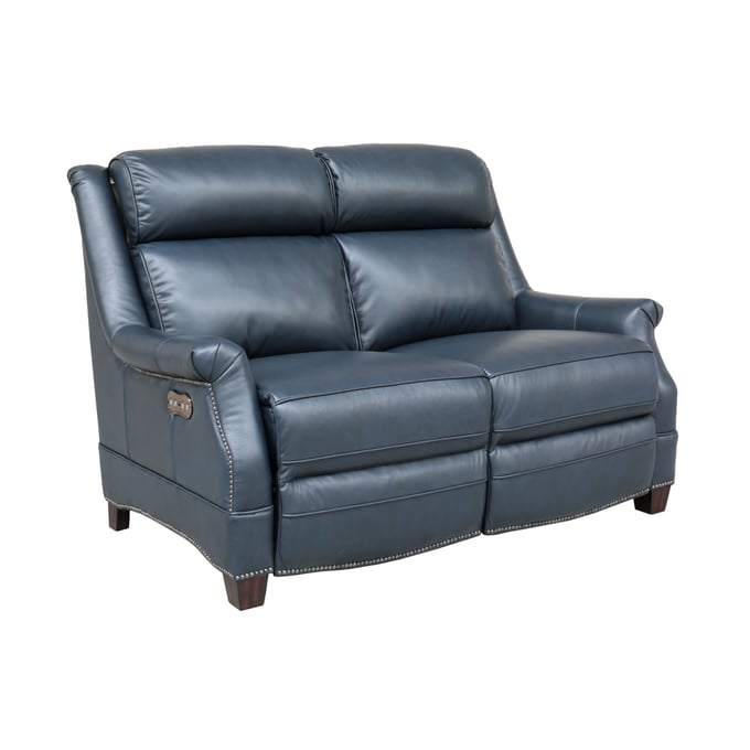 Barcalounger Warrendale Shoreham Blue Power Reclining Loveseat BRC-29PH3324570047