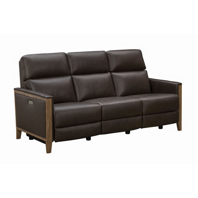 Barcalounger Hartman Toscani Antique Walnut Power Reclining Sofa BRC-39PH1305374588