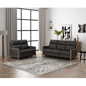 Barcalounger Hartman Homerun Dark Gray Power 2pc Living Room Set