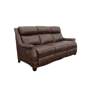 Barcalounger Warrendale Worthington Cognac Power Reclining Sofa