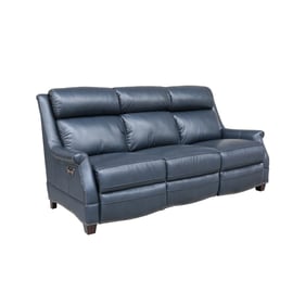 Barcalounger Warrendale Shoreham Blue Power Reclining Sofa