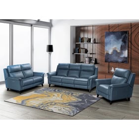 Barcalounger Kester Masen Blue Gray Power Reclining 3pc Living Room Set