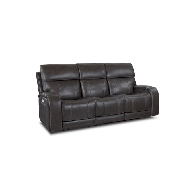 Barcalounger Glenwood Rainer Steel Power Recliner Sofa BRC-39PHL1188375096