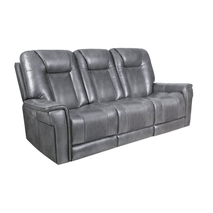 Barcalounger leather deals reclining sofa