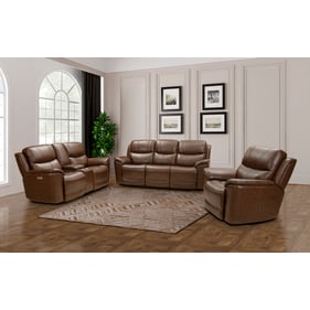 Barcalounger Kaden Jarod Brown Power Reclining 3pc Living Room Set