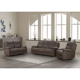 Barcalounger Henderson Gray Brown Power 3pc Living Room Set