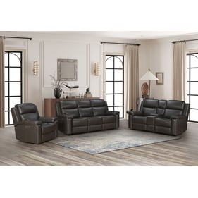 Barcalounger Leon Smokey Gray 3pc Living Room Set