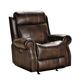 Barcalounger Demara Tonya Brown Rocker Power Recliner