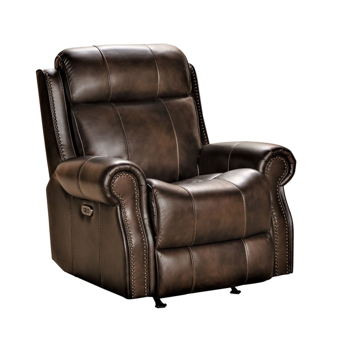 Barcalounger Demara Tonya Brown Rocker Power Recliner BRC-6PH3717371286