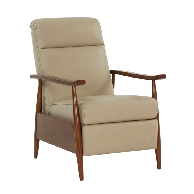 Barcalounger Hampton Shoreham Cream Push Thru The Arms Recliner BRC-71158570081