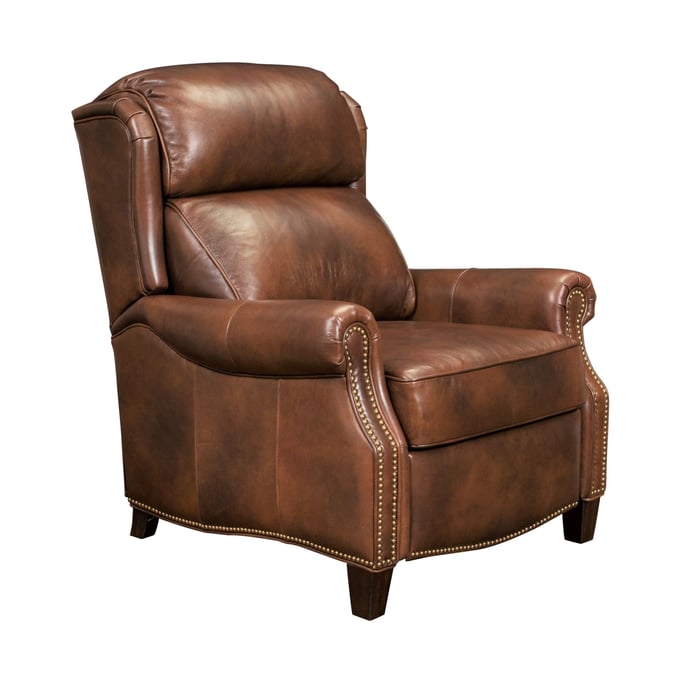 Barcalounger Meade Worthington Cognac Recliner BRC-73058546085