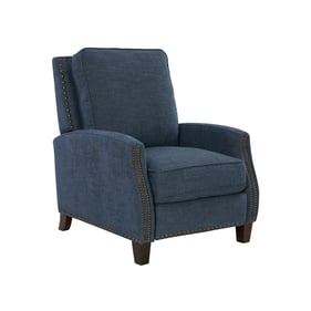 Barcalounger Melrose Tweed Indigo Blue Recliner