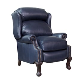 Barcalounger Danbury Shoreham Blue Recliner