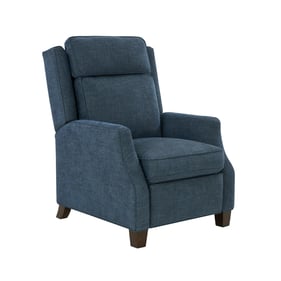 Barcalounger Nixon Tweed Indigo Blue Recliner