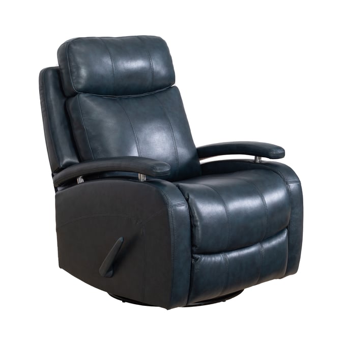 Barcalounger Duffy Ryegate Sapphire Blue Swivel Glider Recliner BRC-83610370645