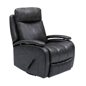 Barcalounger Duffy Ryegate Gray Swivel Glider Recliner