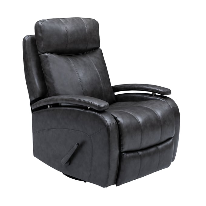 Barcalounger Duffy Ryegate Gray Swivel Glider Recliner BRC-83610370692