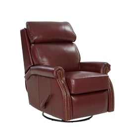 Barcalounger Crews Marisol Cabernet Swivel Glider Recliner